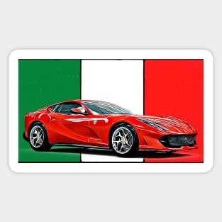 F12 Italian Print Sticker